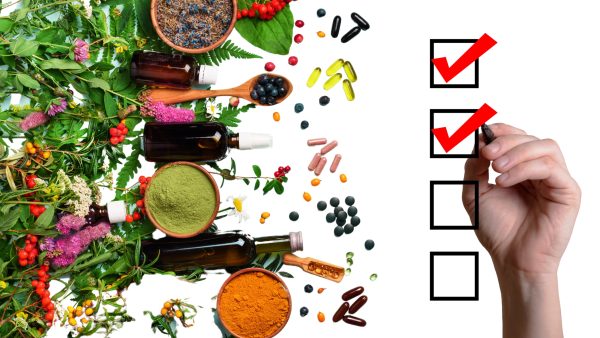 Different supplement and its sources with a checklist.
